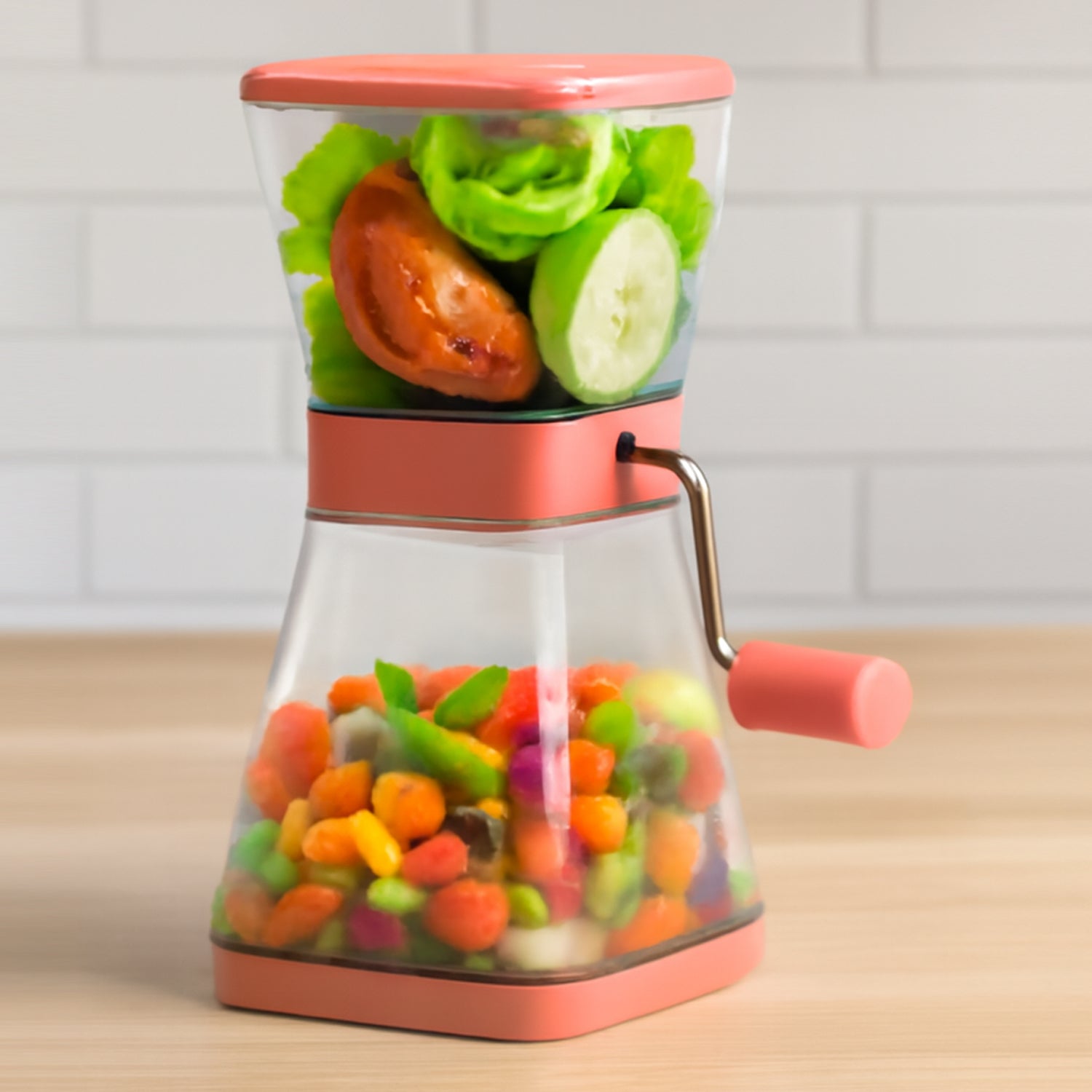 Supermom Manual Cutter with Blades and Locking Lid (1 Pc) Supermom Manual Cutter with Blades and Locking Lid (1 Pc)